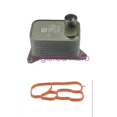 2011 For Audi Q5 VW PASSAT OEM Engine Oil Cooler with Gasket Water Pump Union Foto 1 de 4