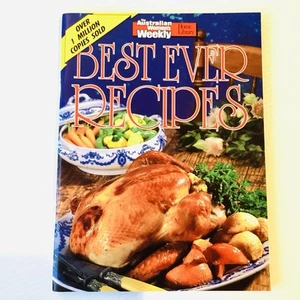 Best Ever Recipes Cookbook The Australian Women's Weekly vintage paperback 1990 - Picture 1 of 10