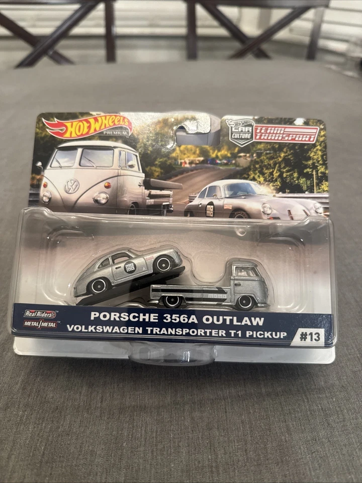 Hot Wheels Porsche 356A Outlaw Team Transport VW T1 Pickup #13 - Image 1 of 1