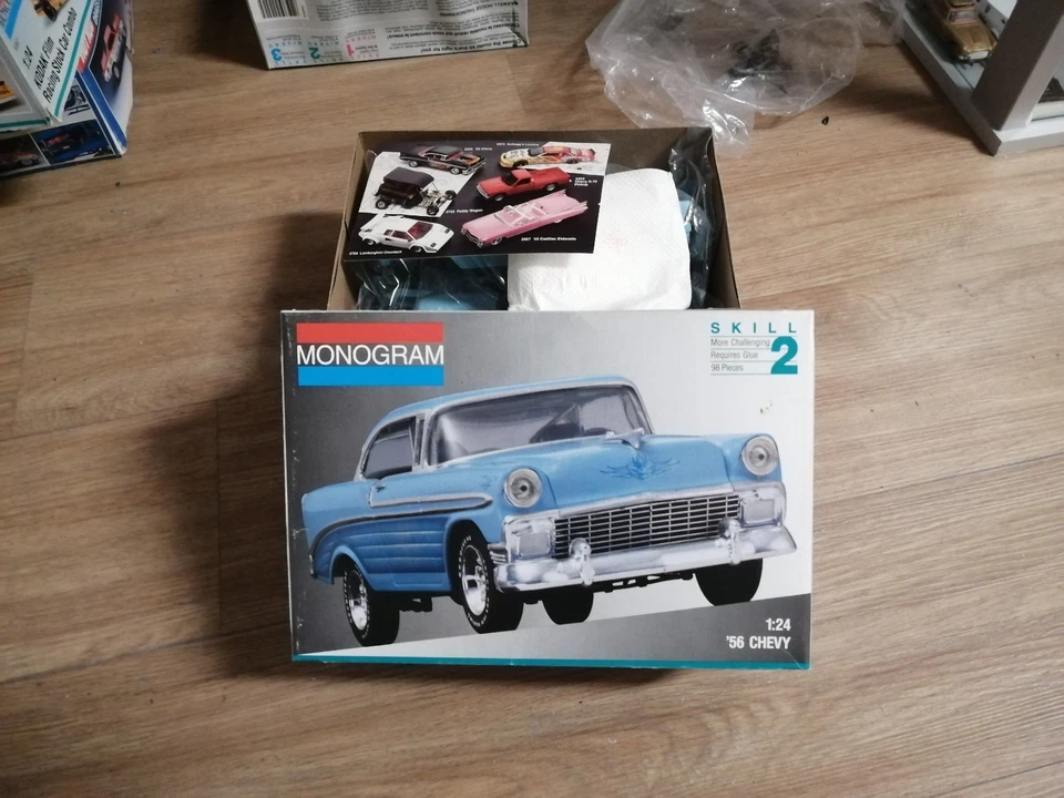 GEBRAUCHT VERKAUFE VON  MONOGRAM 1/24 56  CHEVY CUSTOM - Bild 1 von 1