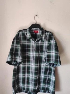 Maximos Yucatan By R &b Men's  Casual Green/Black Button Down Plaid Shirt 2XL - Image 1 of 4
