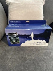 PS2 Interactive Fishing Rod Controller  And Bass Master Fishing Game - Picture 1 of 11