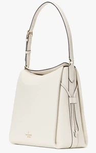Kate Spade Dumpling große Schultertasche Pergament weiß Leder KL013 neu mit Etikett $ 479 F - Bild 1 von 6