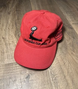 Gorra ajustable roja Leukemia CUP 2020 Goslings ron sello negro - Imagen 1 de 12