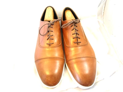 Allen Edmonds Mens "Park Avenue" Cap-toe Oxford Dress Sneakers Brown 11 3E (44e) - Image 1 of 4