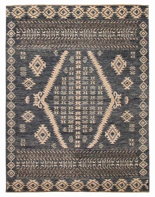Traditional Vintage Hand-Knotted Oriental Carpet 9'2" x 11'10" Wool Area Rug - Image 1 of 4