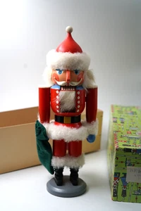 Vintage ERZGEBIRGE EXPERTIC Santa Claus Nutcracker German New In Box 14.5" Tall - Picture 1 of 5