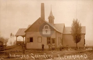 Alexandria Creamery Alexandria Ohio RPPC Photo Postcard COPY - Picture 1 of 2