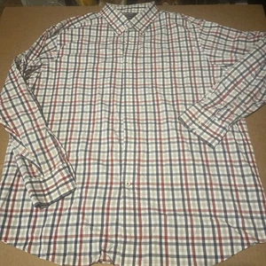 Daniel Cremieux Classics feuchtigkeitsableitendes mehrfarbig kariertes Langarmhemd XL - Bild 1 von 9