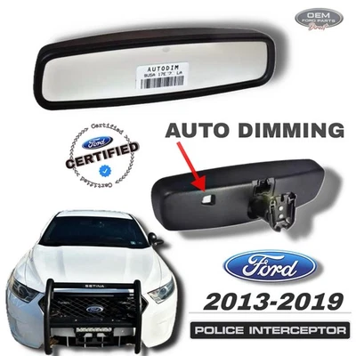 Espejo retrovisor/atenuador automático Ford OEM Police Interceptor Sedan 2013-2019 Foto 1 de 4