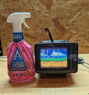 Goodmans C600 5" CRT Mini TV Monitor AV Input - see pics and description! - Image 1 of 4