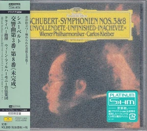 Kleiber/VPO - Schubert: Symphonies Nos. 3 & 8 [Platinum SHM-CD] [Limited] Japan - Picture 1 of 2