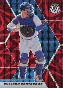 Mosaico Panini 2021 #52 Willson Contreras rojo - Imagen 1 de 2