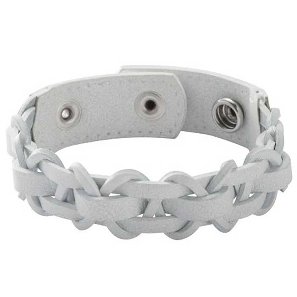 Fossil UNISEX Armband Leder JF86203 WEISS - Bild 1 von 1
