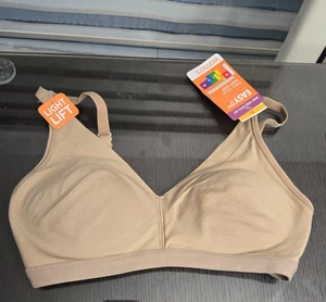 Sujetador Warners Inalámbrico Fácil de Hacer Beige Pequeño Nuevo con Etiquetas - Imagen 1 de 1