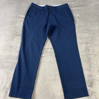 Pantalón chino de algodón Bonobos 34 púrpura para hombre calce ajustado informal preppy elástico nuevo sin etiquetas Foto 1 de 4