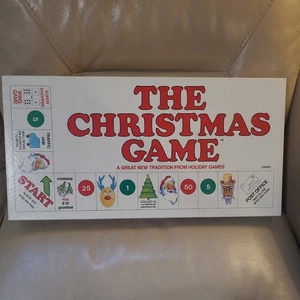 VINTAGE The Christmas Game Holiday Games 1980 Family Tradition - Picture 1 of 6