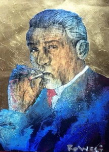 βππΉπΌβπ π»π βπβπAn Original Painting By Ro West. W/COA - Picture 1 of 4