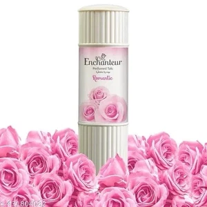 ENCHANTEUR Romantic Perfumed Talcum Powder With Floral Scent 250g FREE SHIPPING - Picture 1 of 12