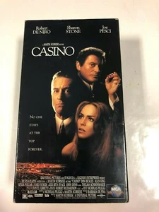 VHS 2 Tape Set "Casino" Robert DeNiro- Sharon Stone- Joe Pesci Mint Condition! - Picture 1 of 2