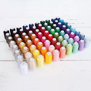 80 Spool Polyester Embroidery Machine Thread Sets - 500M Cones -2 Sets Available - Picture 1 of 12