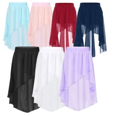 Kids Girls Dress Dance Skirt Performance Skirts Modern Pettiskirt Stage Skorts - Image 1 of 4