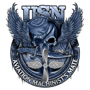 Aviation Machinist's Mate Decal - USN Rate Decal - Navy Sailor - 4" USN Decal - Picture 1 of 2