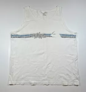 Trader Bay Men's Size Large Tank Top Bundle Graphic Prints Floral Surf White - Picture 1 of 6