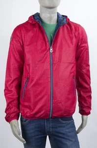 FRED MELLO WENDEJACKE AUS NYLON MIT KAPUZE ROT/BLAU CAMOUFLAGE - Bild 1 von 13