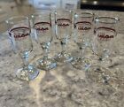 USAIR Club Cordial Footed  shot glass Set Of 5