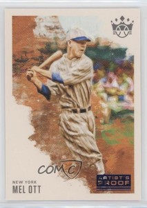 2020 Panini Diamond Kings Artist Proof Blue Mel Ott #3 HOF