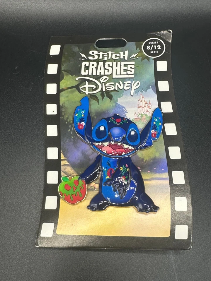 Stitch Crashes Disney JUMBO PIN – Snow White and the Seven Dwarfs -*IN HAND*