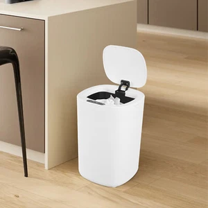 12L Smart Mülleimer mit Sensor, wasserdicht für Küche/Bad/Büro (Weiß) - Bild 1 von 19