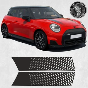 Bonnet Stripes for Mini J01 Cooper Electric 2024 onwards Stickers Decals Vinyl - Picture 1 of 2