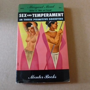 MARGARET MEAD Sex and Temperament PB mentor book 1950 first printing - Picture 1 of 10