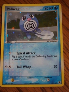 2004 Pokemon Ex Fire Red Leaf Green Poliwag foil card, mint condition - Picture 1 of 9