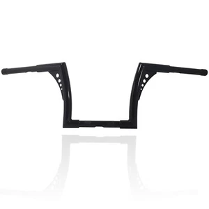 10 Inch Rise 1-1/4'' Batwing Ape Hangers Handlebar Compatible With Harley Sof... - Picture 1 of 5