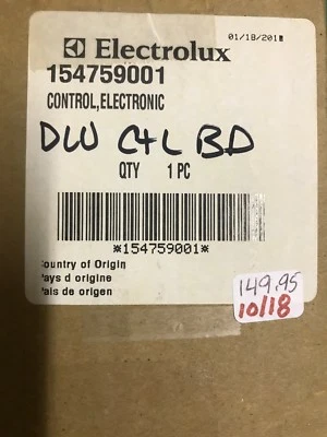 ELECTROLUX DISHWASHER CONTROL BOARD 15479001 FREE SHIPPING SEALED BOX - Imagem 1 de 3