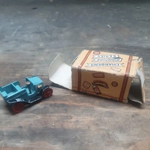 Charbens Mimiature Blue Vintage Car Boxed - Picture 1 of 3