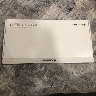 CHERRY KC 1068 USB BLACK WATERTIGHT WATERPROOF KEYBOARD JK-1068GB-2, NEW - Image 1 of 3