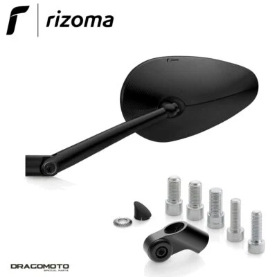 Ducati Monster S4R 2003-2005 Rearview Mirror Radial RS RIZOMA BS132B BS713B Black - Image 1 of 4