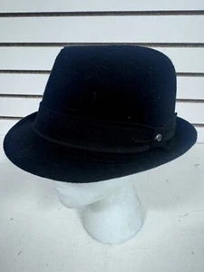 Stetson Blue Fedora Men’s Small/medium Vintage New No Tags All American BH - Picture 1 of 9
