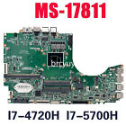 For MSI MS-1781 GT72 2QE GT72S MS-17811 Laptop Motherboard I7-4720H I7-5700H