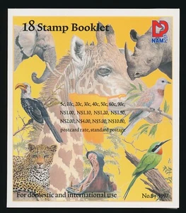 Namibia Scott #870a Complete Booklet of 18 Stamps, Extra Fine Centering (MNH) - Picture 1 of 2