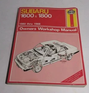 Haynes 681 Subaru 1600 1800 Owners Workshop Manual 1980 Thru 1988 - Picture 1 of 12