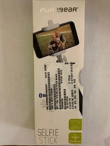 PUREGEAR Bluetooth Wireless Selfie Stick - Black/White - Picture 1 of 1