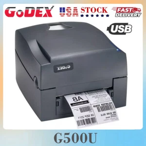 Impresora de código de barras GODEX G500U 203dpi 4 pulgadas transferencia térmica directa etiqueta térmica - Imagen 1 de 7