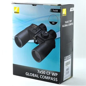 Nikon 7x50CF WP GLOBAL COMPASS Binoculars Marine Waterproof NEW in Box - Picture 1 of 14