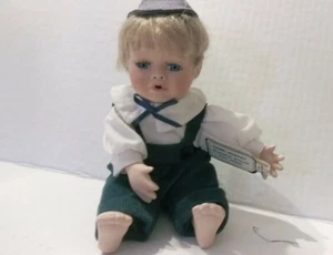 Gustave F Wolff Signed 2000 Porcelain Cloth Doll Collection. FREE SHIPPING - Picture 1 of 11