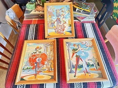 PBN.MCM Ballerina, French Spanish Dancers-(18x14) Nice And Vibrant Colors! - Image 1 of 4